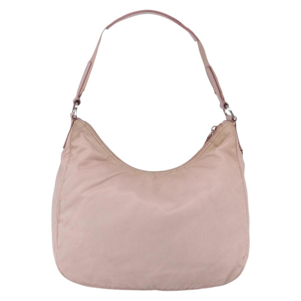 PRADA Shoulder Bag Nylon Pink Silver Auth 157013 - Picture 2 of 16
